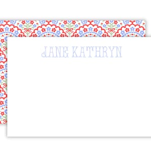Estacionário 4x6 personalizado | Formal, floral e fofo