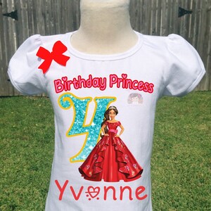 Elena of Avalor Birthday shirt,Princess Elena of avalor, Birthday girl shirt, Custom Birthday shirt