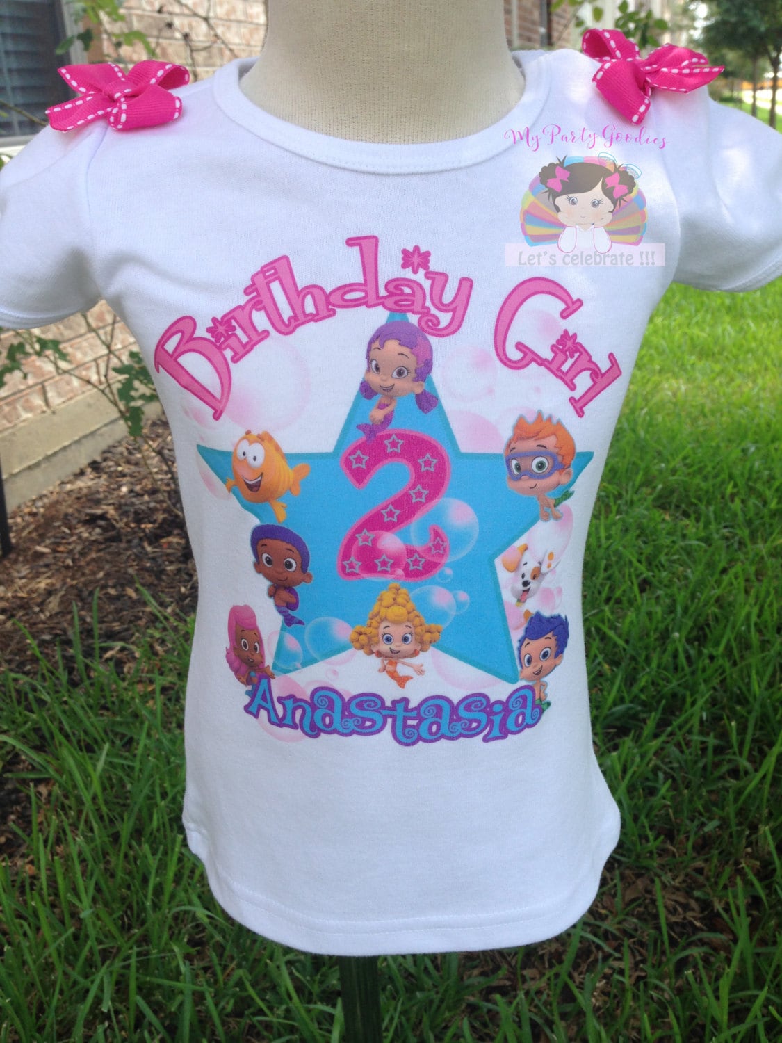 Bubble Guppies Birthday Outfit - Etsy Bubble Guppies Birthday Outfit - Etsy