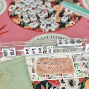 Lector de cartas Mahjong (personalización disponible)