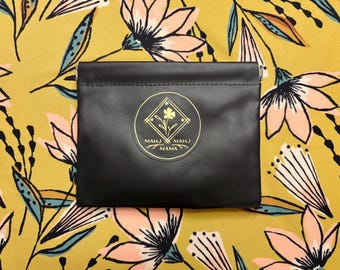 Mahjong Purse (black & gold)