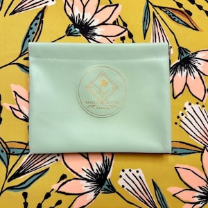 Mahjong Purse (mint green)