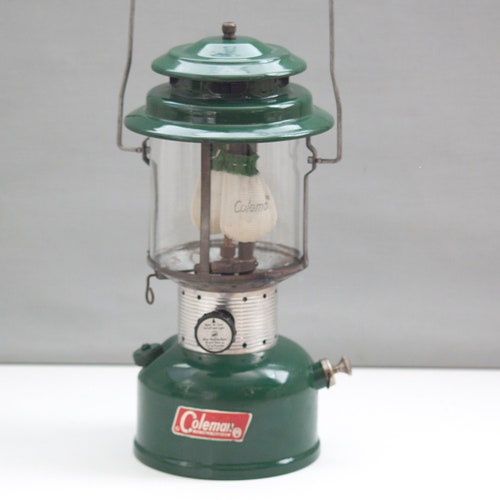 Coleman shops lantern model 220F manufactured in June of 1968 in excellent condition.