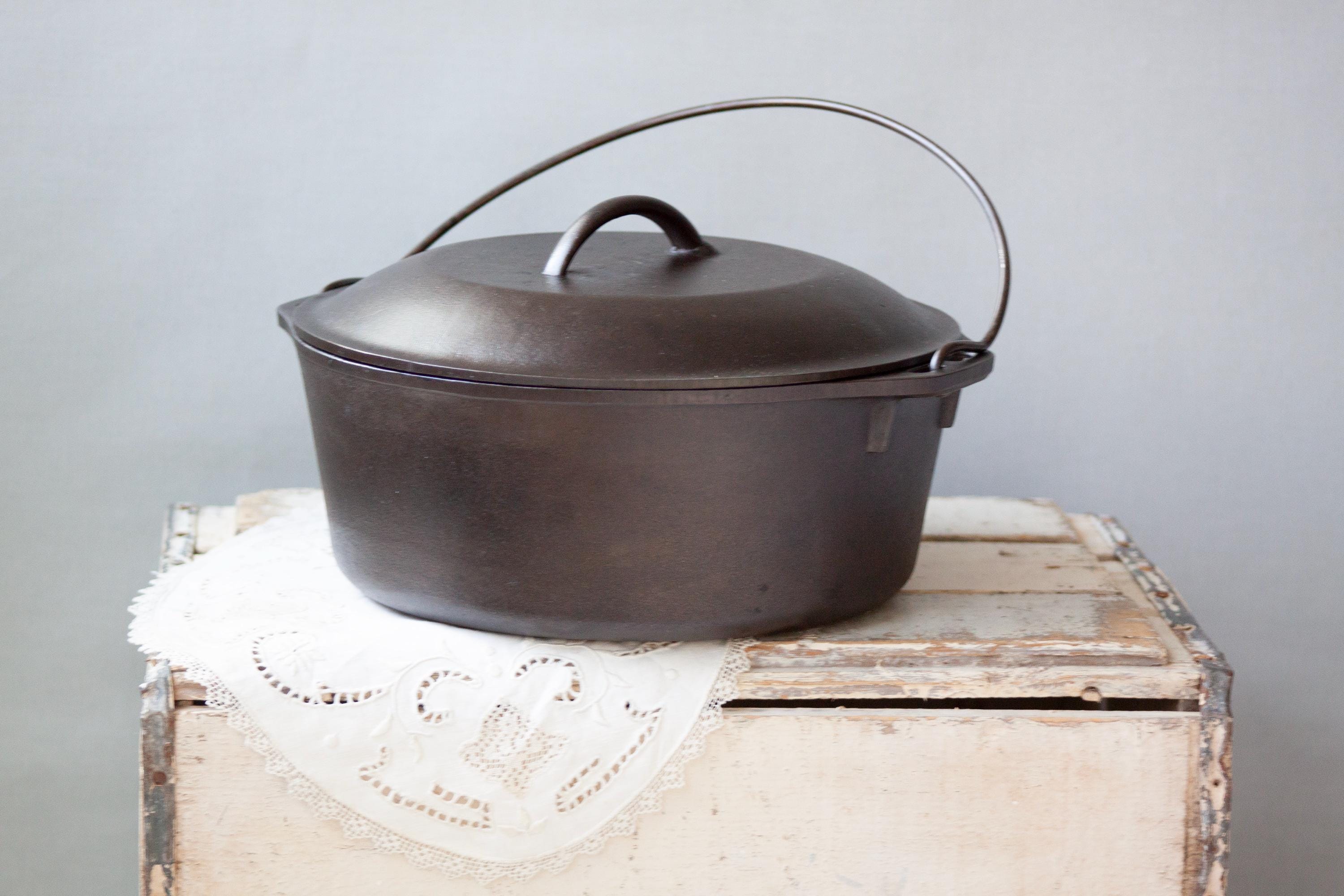 Griswold Dutch Oven No 8 - Etsy Griswold Dutch Oven No 8 - Etsy