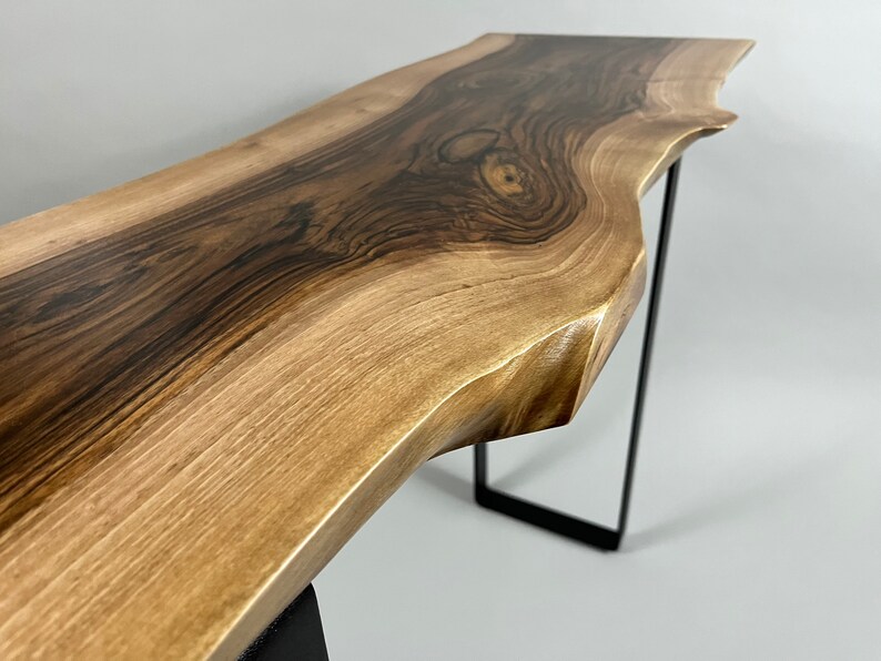 Made to Order Live Edge Console Table Live Edge Hall Table Live Edge