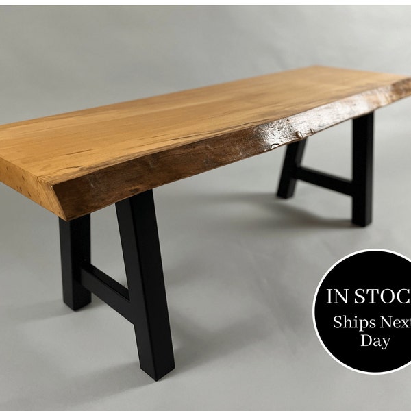 Live Edge Bench Etsy