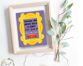 Friends Theme Bridal Shower - Purple Favor Sign - Vertical - Printable - Instant Download - Digital File - Templett DIY #10