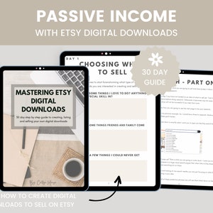 Passive Income How to Sell Digital Downloads on Etsy How to Make ...