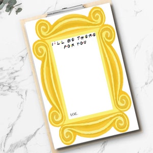 Friends Theme Baby Shower - Advice for the Mom to Be - Vertical - Printable - Instant Download - Digital File - Templett DIY #10