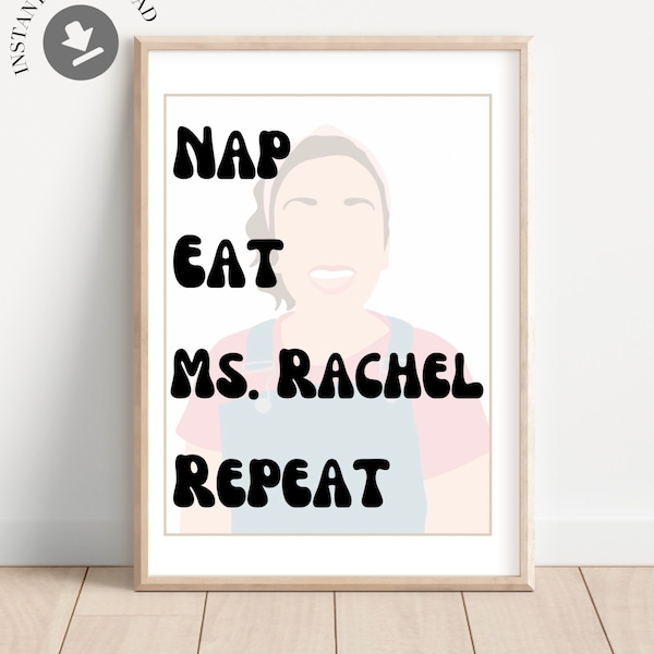 Ms Rachel Poster - Etsy