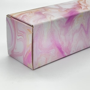 UX BOXES® Marble Print Dropper Boxes with Bottle Neck Support Feature | 50 PCS