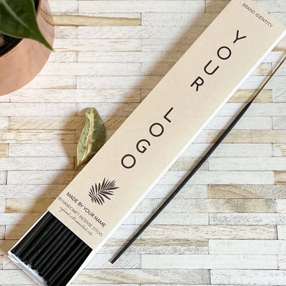 Incense Boxes With Slideout Drawer Custom Logo 4 Sizes Etsy