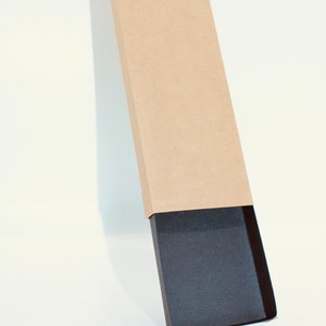 UX BOXES® Geo-Angular™ 2-Tone Kraft Slider Box | 15 PCS