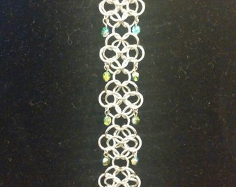 Flower Chainmaille Bracelet