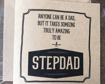 Stepdad Father's Day Card