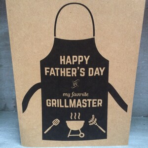 Heureuse fête des pères à mon préféré Grillmaster carte