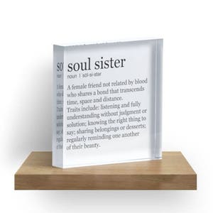 Soul Sister gifts engraved wine glass, pint glass, tumbler, art & more image 6