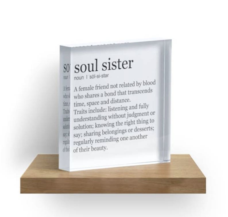 Soul Sister gifts engraved wine glass, pint glass, tumbler, art & more image 6
