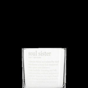 Soul Sister gifts engraved wine glass, pint glass, tumbler, art & more image 9