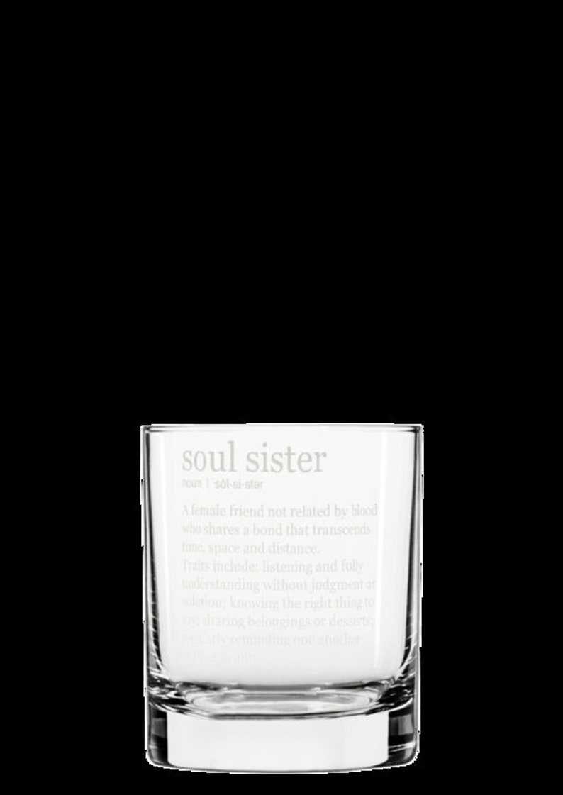 Soul Sister gifts engraved wine glass, pint glass, tumbler, art & more image 9
