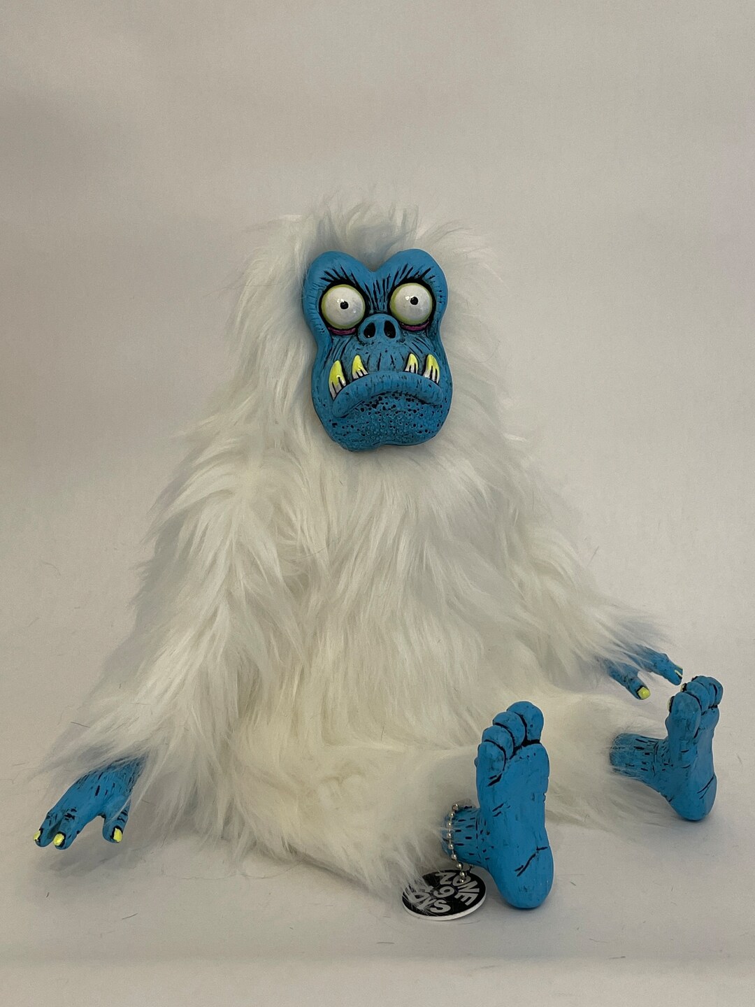 Yeti 12 Poseable Handmade Monster Art Doll Creature Abominable 