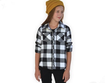 Laramie Shirt, Tunic, and Dress, girls, juniors, tweens, teens woven shirt, 3/4 or long sleeves, button down collar pdf sewing pattern