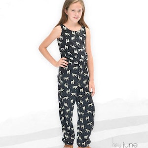 Linville Romper and Dress Girls Juniors Tweens Teens Dress or Romper With Sleeves or Sleeveless Drawstring Pdf Sewing Pattern Etsy