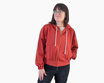 Wheaton Windbreaker, dolman sleeve hooded woven jacket pdf sewing pattern