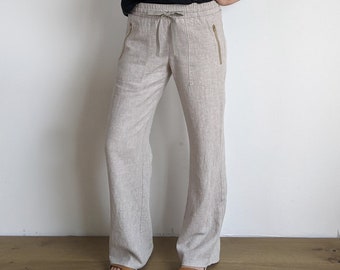 Seaforth Pants, women's wide leg or jogger woven pant pdf sewing pattern