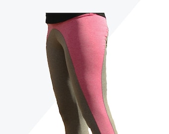 Sloan Leggings, womens athletic leggings with media pocket pdf sewing pattern