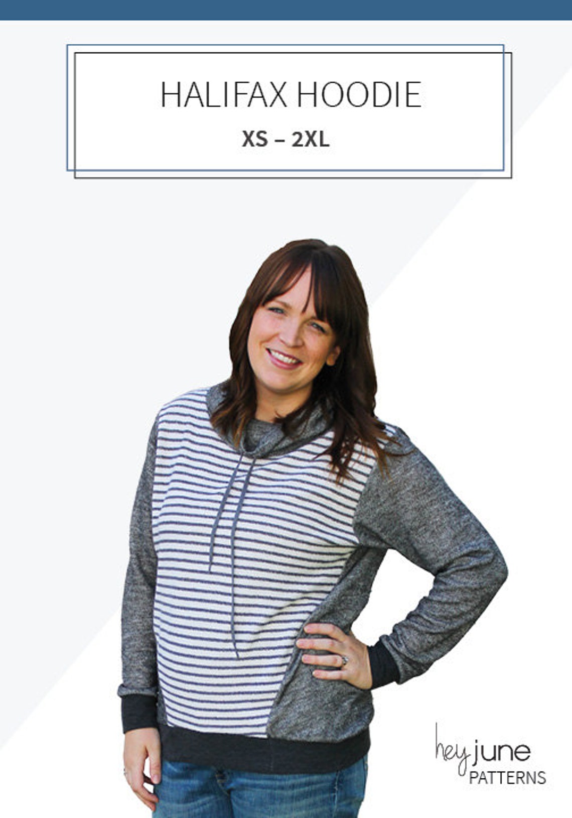 Halifax Hoodie Womens Knit Hoodie Funnel Cowl Neck Drawstring Etsy