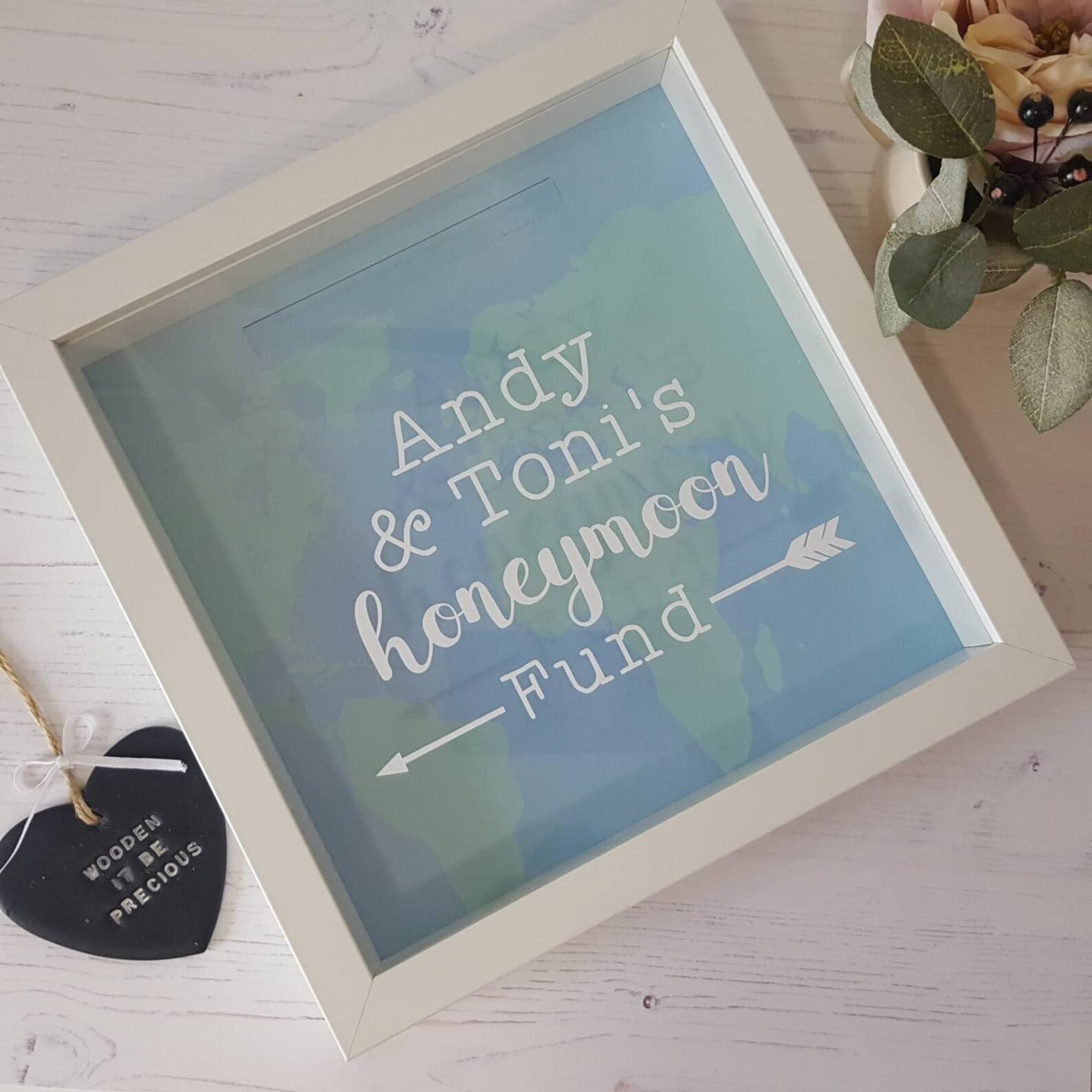 Personalised Money Box Frame Money Box Savings Adventure Etsy UK