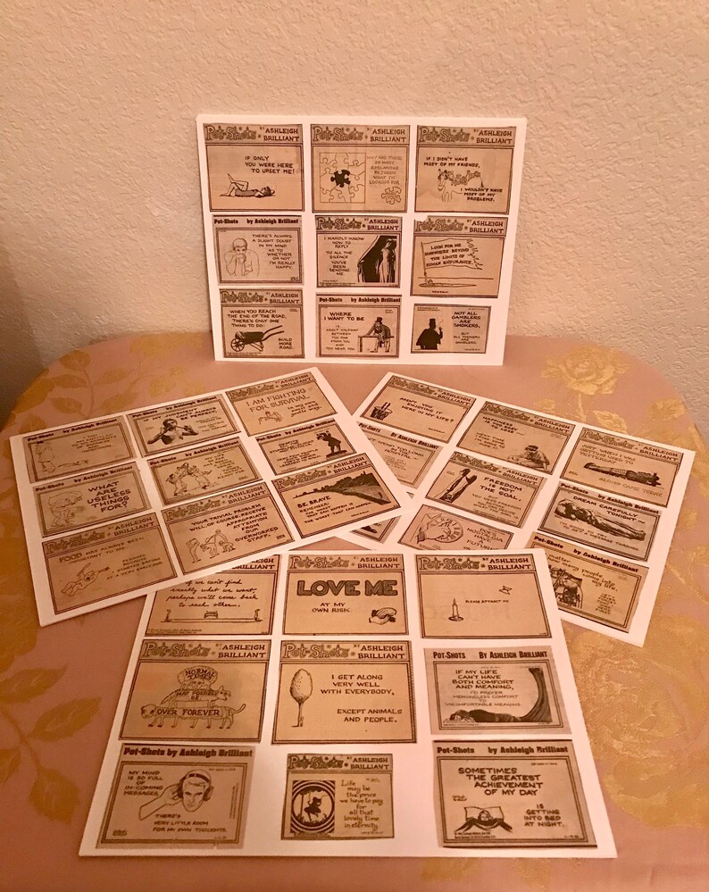 Vintage Original 258 Pot Shots by Ashleigh Brilliant 1970s to 1980s Etsy