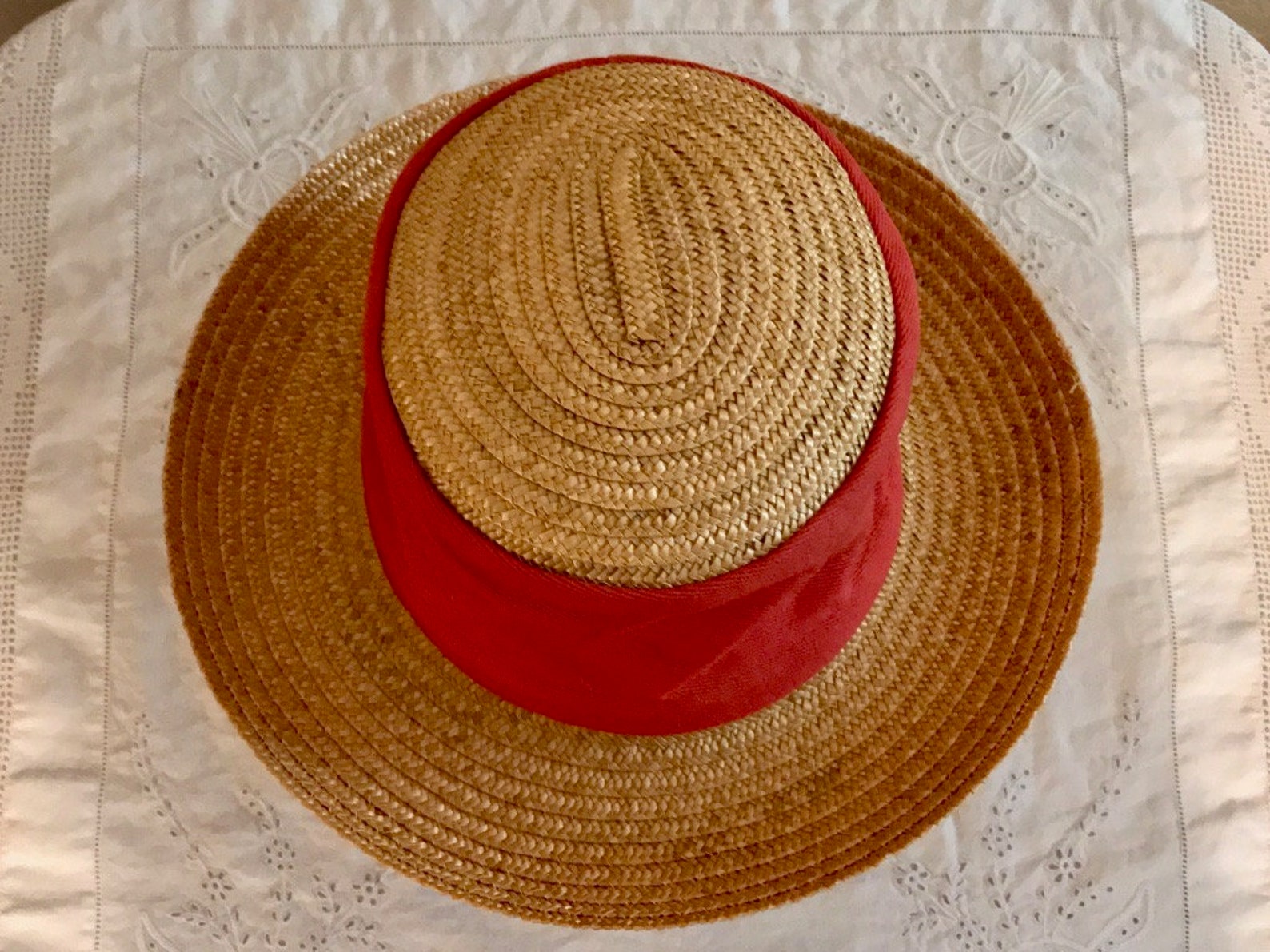 Vintage Straw Hat Saks Fifth Avenue | Etsy