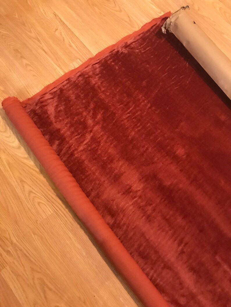 Vintage Baker Furniture Co. Upholstery Velvet 1950s 2 Yards Etsy