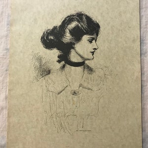 Grey Cloud Graphics 1987 Vintage Print, &quot;A Daughter of the South”