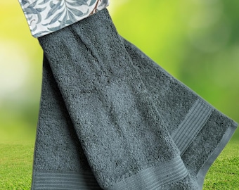 William Morris Green Willow Egyptian Cotton Aga Towel: Kitchen Tea Hand Towel