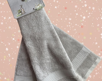 Rabbits & Kestrel Egyptian Cotton Aga Towel: Kitchen Tea Hand Towel