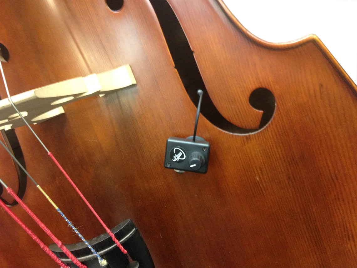 Upright Bass PICKUP With Flexible Microgooseneck. the Smallest, Allin