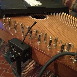 21 Chord Autoharp Pickup with 6&quot; Flexible Micro-Goose Neck by Myers Pickups