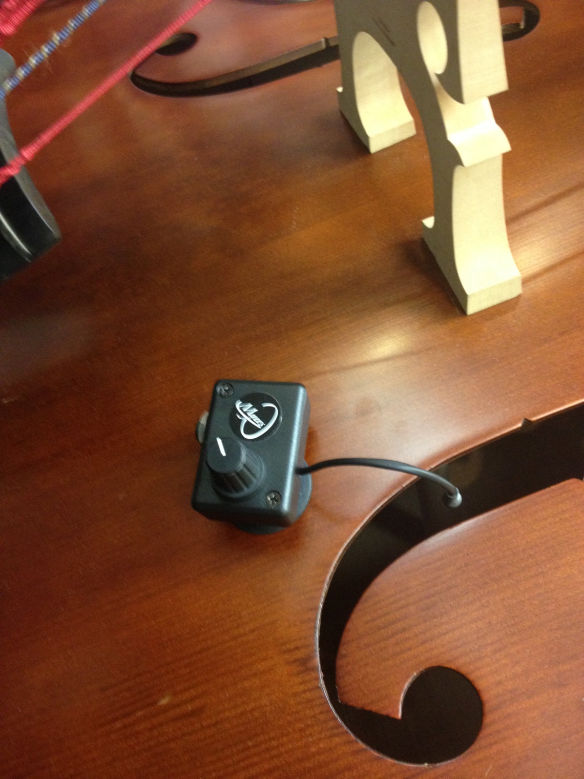 Upright Bass PICKUP With Flexible Microgooseneck. the Smallest, Allin