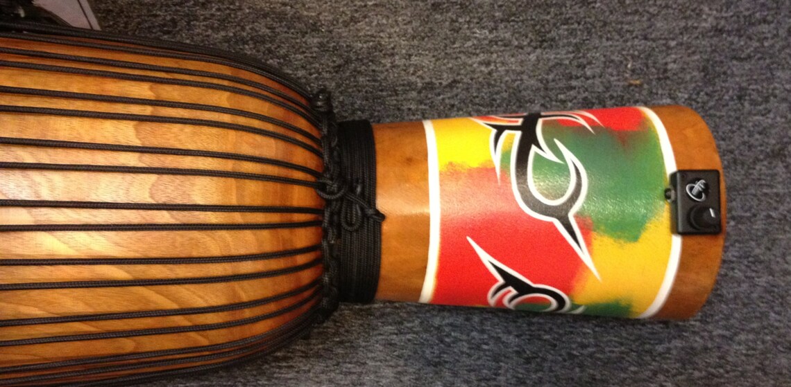Djembe PICKUP. the Smallest, Allinone, Multiinstrument, Preamp