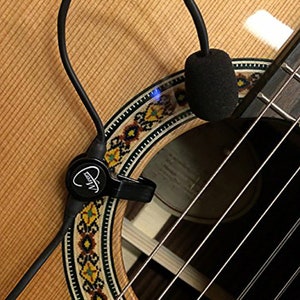 Classical Guitar Pickup, &quot;The Feather&quot; with Flexible Micro-Goose Neck by Myers Pickups, Classical Guitar Pickup