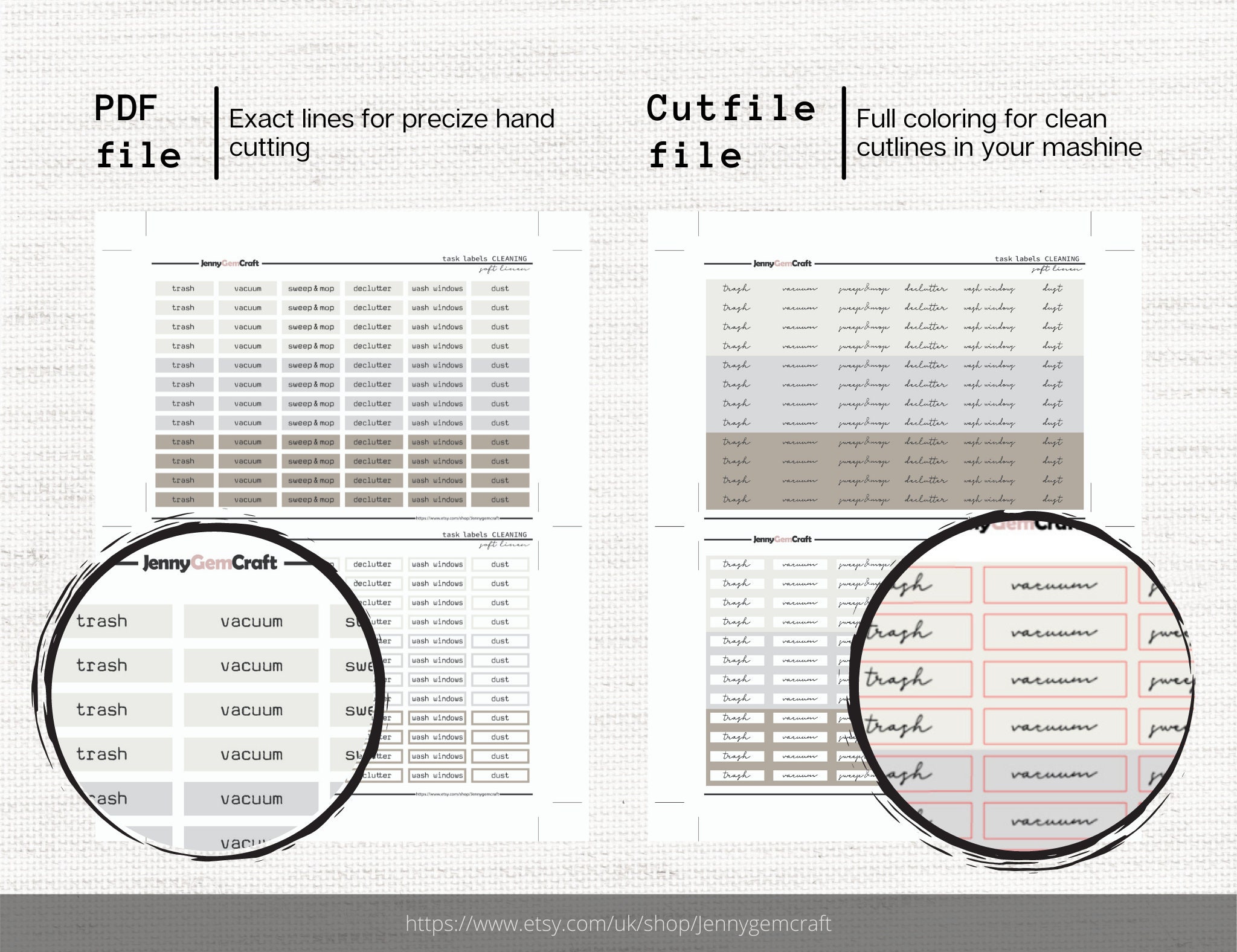 Minimal Task Labels, Neutral Chores Stickers, Cleaning Sticker Sheet ...