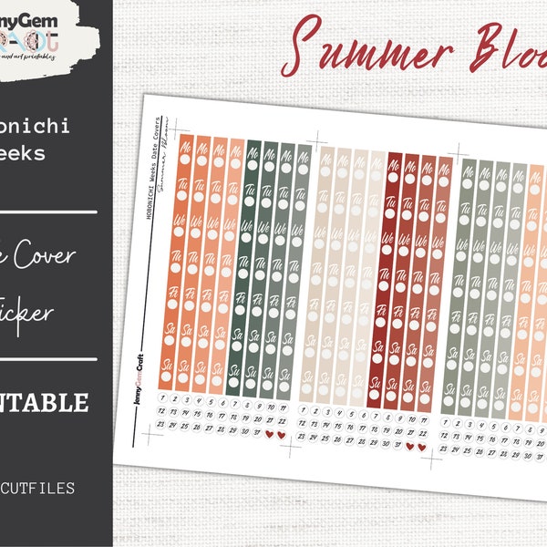 Printable Hobonichi Date Covers - Etsy