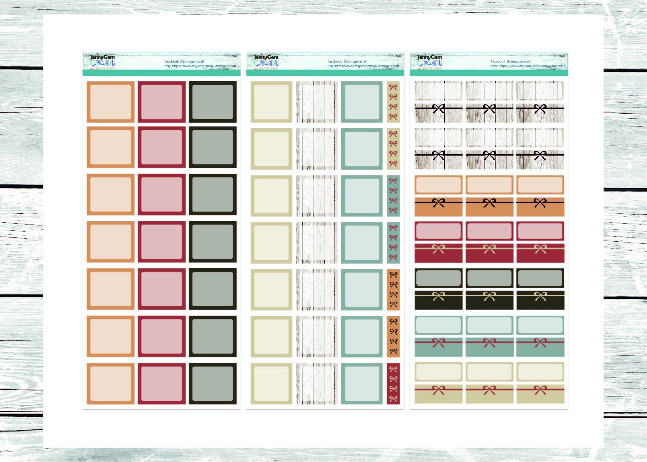 Dark Fall Hobonichi Weeks Printable Stickers - Etsy