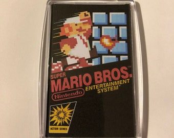 Nintendo Super Mario Bros Dubbelsidig Nyckelring