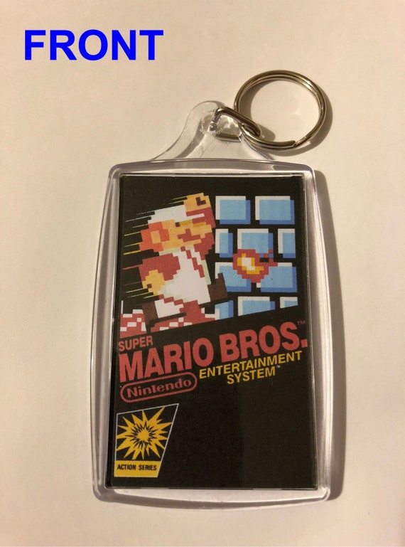 Nintendo Super Mario Bros Double Sided Keyring