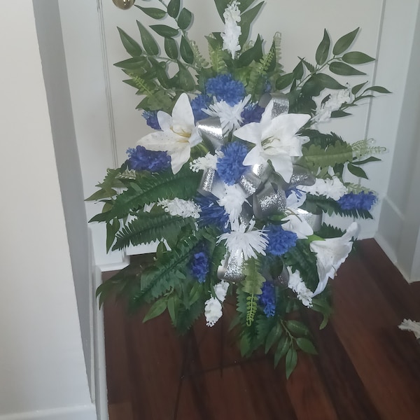 Silk Funeral Flowers Etsy