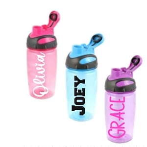 Personalized Platic Water Bottle, Personalized Kids Cup, Custom Kids Water Bottle, Party Favor for Children&#39;s Birthday, Kids Party Cups, Cup